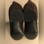 Bruno Magli women leopard suede short heel boots Size 6 Made in Italy Black Photo 6