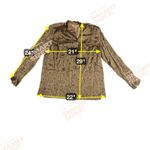 Liz Claiborne Women's Paisley Long Sleeve Blouse Size 14, Double Front Pocket Photo 6