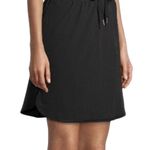 Athletic Works  Black Commuter Skort Skirt Shorts Pull On Womens Plus Size XXL 20 Photo 4