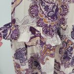 NWT Band of the Free Paisley Maxi Dress Tier Summer Vacation Resort Cruise Sz S Purple Photo 7