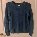Old Navy Women’s Navy Knit Long Sleeve Crew-neck Sweater Photo 1