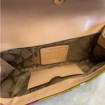 Coach y2k  Vintage 2003 SoHo Striped Suede & Leather Wristlet Wallet Photo 3