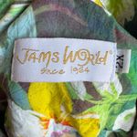 Jams World  Multi-Color Floral Oasis Button Down Shirt Photo 5