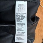 Honeylove Black Vegan Leather Legging –Faux Leather Ankle Zip Pants Medium NWT Photo 7