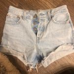 Levi’s 501 Wedgie Jean Shorts Blue Size 25 Photo 0