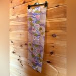 Vintage Vera hand rolled silk combo scarf Purple Photo 1