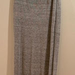 Eileen Fisher  100% Organic Linen Light Gray Maxi Dress Photo 0