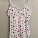 SheIn  White Dress with Red Floral Design Photo 0