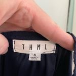 THML  by Anthropologie size small blue tank dress‎ embroidered Photo 5