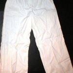Badgley Mischka NWT $278  White Linen Lined Pants 6 30 X 33 Designer Beautiful Ne Photo 0