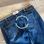 Silver Jeans  aiko kick flare Capri Cropped Denim Jeans Photo 8