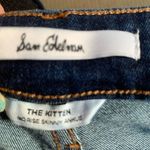 Sam Edelman The Kitten Mid Rise Skinny Ankle Jeans Medium Wash Raw Hem Slits 36 Photo 8