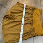 Madewell  High Rise Lined Running Shorts Brown Mustard Size‎ Small Photo 6