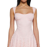 Dolls Kill  Perfect Date Mini Dress In Light Pink Photo 0
