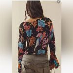 Free People Of Paradise Black Combo long sleeve top XS great condition Photo 5