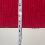 Hollister Red Collared Quarter Zip Tight Knit Cropped Sweater Photo 6
