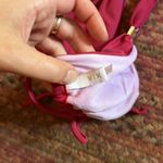 VIX DARK PINK GOLD DETAIL HALTER SWIM BIKINI TOP Size L Photo 4