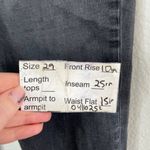 Madewell 9" High-Rise Skinny Black Distressed Cropped Jeans Womens Size 29 Photo 11