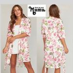Show Me Your Mumu  Brie Robe Garden Of Blooms Pink Floral Rose Robe One S… Photo 5