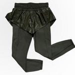 Athleta Rainier 2 in 1 Green Animal Print Tight With Shorts Women’s XS Petite Photo 0