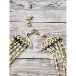 Vintage Necklace Multi Strand Shades of Yellow Photo 3