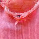 H&M coquette pink lace bow y2k girly tank top cami Photo 5