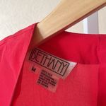 Vintage Bethany beautiful coral 100% silk blouse Pink Size M Photo 4