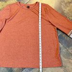 Emory Rose Women’s Crew Neck Design Long Sleeve Blouse XXXL Orange Size 3X Photo 5