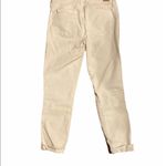 Paige  Kylie crop white cuffed jeans. Photo 1