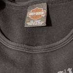 Harley Davidson Sportswear Woman's Bedazzled Shirt Size XL Black Photo 4