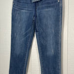 Democracy High Rise Drawstring Skinny Leg Blue Jeans Size 2 NWT Photo 0