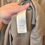 Juicy Couture Taupe Silk Ruffle-Trimmed Shorts Romper Photo 2