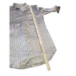 Victoria's Secret Victoria’s Secret Nightshirt M Purple White Button Down Nightie Gown Loungewear Photo 5