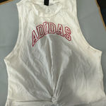 Adidas  White Tank with Red Logo Photo 0