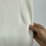 Lulus  Simply Beloved Puff Sleeve Bodycon Midi Dress White Size M Bridal Wedding Photo 5