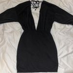 Low Cut Black Dress Size XS Photo 2
