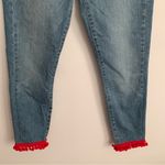 Good American EUC Good Legs Ankle Skinny Tassel Hem Jeans Size 0/25 Photo 3