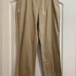 Lauren Ralph Lauren khaki pants. Side zip and button closure. Front slant pocket Size 14 Photo 0