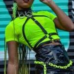 Harness Black Chocker Belt O Ring New Photo 5