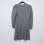 Tory Burch Corinne Stretch Knit Bracelet Length Sleeve Flare Chain Print Dress Photo 2