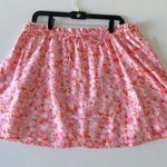 Abound  PaperBag floral mini Skirts size MEDIUM Coral Pink Bohemian skirt Photo 2