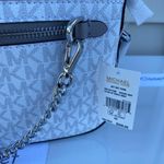 Michael Kors Bright White Chain Crossbody Purse Photo 4