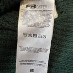 FB Sister Knitwear Green Chunky Knit Varsity Sweater Crop Size XS Photo 5