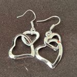 Boutique Silver Hearts Fashion Dangle Earrings Photo 5