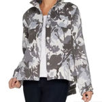 Laurie Felt Gray Camo Hi Low Swing Jacket 2 Photo 0