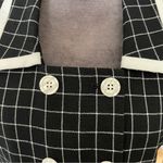 Le Suit  Black and White Short Sleeve Blazer Size 10 Photo 1
