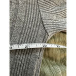 Andrew Marc  Gray Ribbed V-Neck Sweater S Photo 6