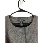 Laundry by Shelli Segal Laundry Shelli Segal Gray Wool Blend Long Sleeve Button Front Blazer Women Sz 8 Photo 2