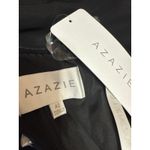 Azazie NEW Black Strapless Sleeveless Tube Bridesmaid A Line Maxi Dress Size 2 Photo 3