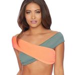 REEF NWT Women's Sliced Off Shoulder Top Swimsuit - Medium Photo 0